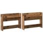 Preview: Schuhschrank 2 stk. 80 x 18 x 60 cm Holzwerkstoff Altholz