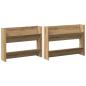 Preview: Schuhschrank 2 stk. 81 x 18 x 60 cm Holzwerkstoff Artisan-Eiche