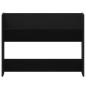 Preview: Schuhschrank 82 x 18 x 60 cm Holzwerkstoff Schwarz Eichen-Optik