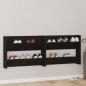 Preview: ARDEBO.de - Schuhschrank 2 stk. 83 x 18 x 60 cm Holzwerkstoff
