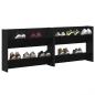 Preview: Schuhschrank 2 stk. 83 x 18 x 60 cm Holzwerkstoff