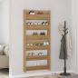 Preview: ARDEBO.de - Schuhschrank 2 stk. 85 x 18 x 90 cm Holzwerkstoff Artisan-Eiche