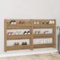 Preview: Schuhschrank 2 stk. 85 x 18 x 90 cm Holzwerkstoff Artisan-Eiche