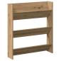 Preview: Schuhschrank 2 stk. 85 x 18 x 90 cm Holzwerkstoff Artisan-Eiche