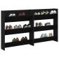 Preview: Schuhschrank 2 stk. 86 x 18 x 90 cm Holzwerkstoff