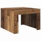 Preview: Couchtisch Altholz 50 x 50 x 35 cm Holzwerkstoff