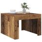 Preview: Couchtisch Altholz 50 x 50 x 35 cm Holzwerkstoff