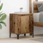 Preview: ARDEBO.de - Nachttisch Altholz 40 x 30 x 50 cm Holzwerkstoff
