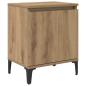 Preview: Nachttisch Artisan-Eiche 40 x 30 x 50 cm Holzwerkstoff