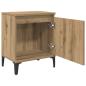 Preview: Nachttisch Artisan-Eiche 40 x 30 x 50 cm Holzwerkstoff