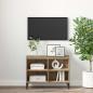 Preview: TV-Schrankset Braun Holzwerkstoff