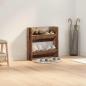 Preview: Schuhschrank 60 x 18 x 60 cm Holzwerkstoff Altholz