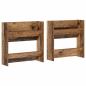 Preview: Schuhschrank 2 stk. 60 x 18 x 60 cm Holzwerkstoff Altholz