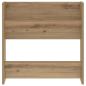 Preview: Schuhschrank 60 x 18 x 60 cm Holzwerkstoff Artisan-Eiche