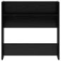 Preview: Schuhschrank 60 x 18 x 60 cm Holzwerkstoff Schwarz Eichen-Optik