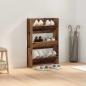 Preview: Schuhschrank 60 x 18 x 90 cm Holzwerkstoff Altholz
