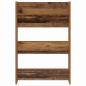 Preview: Schuhschrank 60 x 18 x 90 cm Holzwerkstoff Altholz
