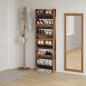 Preview: Schuhschrank 2 stk. 60 x 18 x 90 cm Holzwerkstoff Altholz