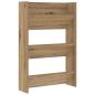 Preview: Schuhschrank 2 stk. 60 x 18 x 90 cm Holzwerkstoff Artisan-Eiche