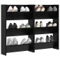Preview: Schuhschrank 2 stk. 60 x 18 x 90 cm Holzwerkstoff