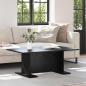 Preview: ARDEBO.de - Couchtisch Schwarz Eichen-Optik 103.5 x 60 x 40 cm