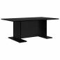 Preview: Couchtisch Schwarz Eichen-Optik 103.5 x 60 x 40 cm