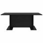 Preview: Couchtisch Schwarz Eichen-Optik 103.5 x 60 x 40 cm