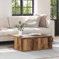 Preview: Couchtisch Altholz 80 x 80 x 31 cm Holzwerkstoff