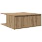 Preview: Couchtisch Artisan-Eiche 80 x 80 x 31 cm Holzwerkstoff