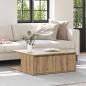 Preview: Couchtisch Artisan-Eiche 80 x 80 x 31 cm Holzwerkstoff