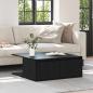 Preview: Couchtisch Schwarz Eichen-Optik 80 x 80 x 31 cm Holzwerkstoff