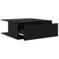 Preview: Couchtisch Schwarz Eichen-Optik 80 x 80 x 31 cm Holzwerkstoff