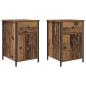 Preview: Nachttisch 2 stk. Altholz 40 x 42 x 60 cm Holzwerkstoff