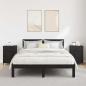 Preview: Nachttisch 2 stk. Schwarz Eichen-Optik 40 x 42 x 60 cm