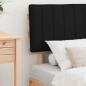 Preview: Bettgestell mit gepolstertem Kopfteil Schwarz 80 x 200 cm