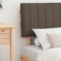 Preview: Bettgestell mit gepolstertem Kopfteil Taupe 75 x 190 cm