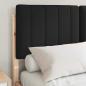 Preview: Bettgestell mit gepolstertem Kopfteil Schwarz 120 x 190 cm