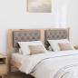 Preview: Kopfteil Sonstiges Braun und Taupe 150 cm Massivholz Kiefer
