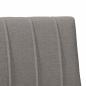 Preview: Gepolstertes Kopfteil Taupe 80 cm Massives Kiefernholz