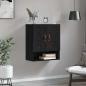 Preview: Wandschrank 60 x 31 x 70 cm Holzwerkstoff Schwarz Eichen-Optik