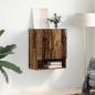 Preview: Wandschrank 60 x 31 x 70 cm Holzwerkstoff Altholz