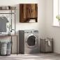 Preview: ARDEBO.de - Wandschrank 60 x 31 x 70 cm Holzwerkstoff Altholz