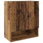 Preview: Wandschrank 60 x 31 x 70 cm Holzwerkstoff Altholz
