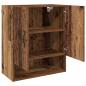 Preview: Wandschrank 60 x 31 x 70 cm Holzwerkstoff Altholz