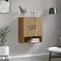 Preview: Wandschrank 60 x 31 x 70 cm Holzwerkstoff Artisan-Eiche