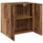 Preview: Wandschrank 60 x 31 x 60 cm Holzwerkstoff Altholz