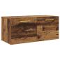 Preview: Wandschrank 80 x 36.5 x 35 cm Holzwerkstoff Altholz