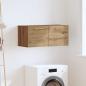 Preview: ARDEBO.de - Wandschrank 80 x 36.5 x 35 cm Holzwerkstoff Artisan-Eiche