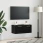 Preview: Wandschrank 80 x 36.5 x 35 cm Holzwerkstoff
