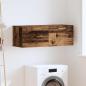 Preview: ARDEBO.de - Wandschrank 100 x 36,5 x 35 cm Holzwerkstoff Altholz